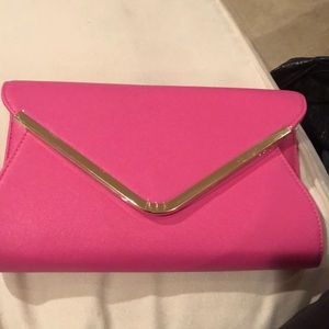 Pink clutch